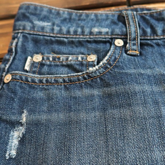Talula Mid Rise Denim Shorts 27 - Picture 3 of 9